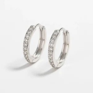 עגיל חישוק זרקון