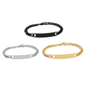 צמיד חריטה לגבר גורמט